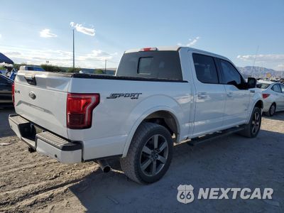 Trzecie zdjęcie samochodu z tyłu: 2015 FORD F150 SUPERCREW VIN:1FTEW1EP7FFC51216 - miniatura
