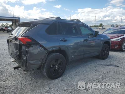 Trzecie zdjęcie samochodu z tyłu: 2021 TOYOTA RAV4 XLE VIN:4T3RWRFV9MU020519 - miniatura
