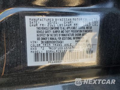Zdjęcie 12 z 15 samochodu: 2022 NISSAN SENTRA SR VIN:3N1AB8DV9NY204041 - miniatura