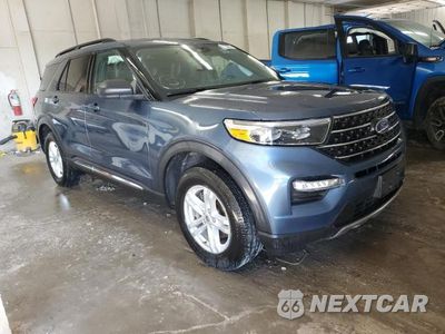 Czwarte zdjęcie samochodu z boku: 2020 FORD EXPLORER XLT VIN:1FMSK8DH4LGC08357 - miniatura