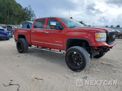 Czwarte zdjęcie samochodu z boku: 2015 GMC SIERRA C1500 SLT VIN:3GTP1VEC3FG169185 - miniatura