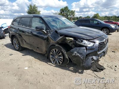 Czwarte zdjęcie samochodu z boku: 2021 TOYOTA HIGHLANDER PLATINUM VIN:5TDFZRBH8MS137651 - miniatura