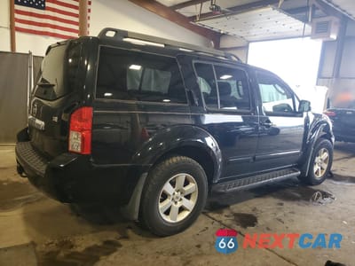 Trzecie zdjęcie samochodu z tyłu: 2008 NISSAN PATHFINDER S VIN:5N1AR18B88C664610 - miniatura