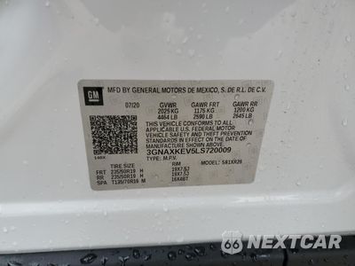 Zdjęcie 13 z 13 samochodu: 2020 CHEVROLET EQUINOX LT VIN:3GNAXKEV5LS720009 - miniatura