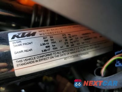 Zdjęcie 9 z 10 samochodu: 2020 KTM 390 ADVENTURE VIN:MD2JGJ405LC208906 - miniatura