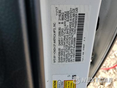 Zdjęcie 12 z 13 samochodu: 2018 HONDA ACCORD LX VIN:1HGCV1F16JA035868 - miniatura
