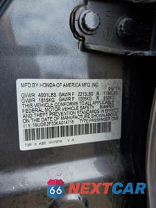 Zdjęcie 12 z 15 samochodu: 2019 ACURA ILX VIN:19UDE2F33KA014716 - miniatura
