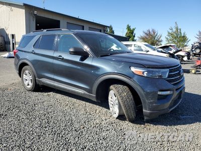 Czwarte zdjęcie samochodu z boku: 2022 FORD EXPLORER XLT VIN:1FMSK8DH6NGC48829 - miniatura