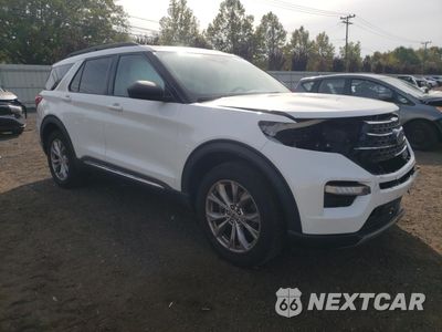 Czwarte zdjęcie samochodu z boku: 2021 FORD EXPLORER XLT VIN:1FMSK8DH8MGA00533 - miniatura