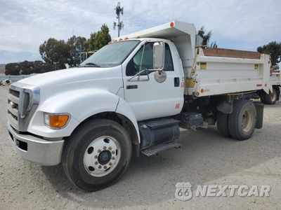 Drugie zdjęcie samochodu z przodu: 2008 FORD F750 SUPER DUTY XL DUMP TRUCK VIN:3FRXF75T98V083295 - miniatura