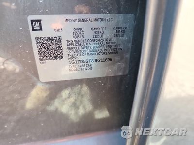 Zdjęcie 12 z 13 samochodu: 2018 CHEVROLET MALIBU LT VIN:1G1ZD5ST8JF211695 - miniatura