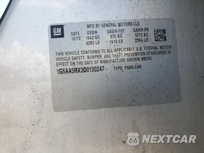 Zdjęcie 12 z 14 samochodu: 2013 CADILLAC ATS VIN:1G6AA5RX3D0130247 - miniatura