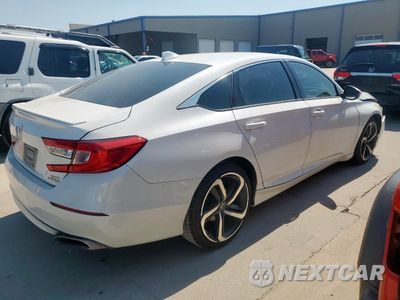 Trzecie zdjęcie samochodu z tyłu: 2020 HONDA ACCORD SPORT VIN:1HGCV2F34LA025267 - miniatura