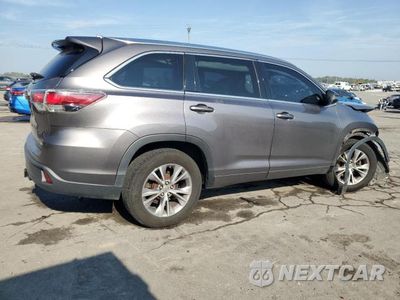 Trzecie zdjęcie samochodu z tyłu: 2015 TOYOTA HIGHLANDER XLE VIN:5TDKKRFHXFS054593 - miniatura