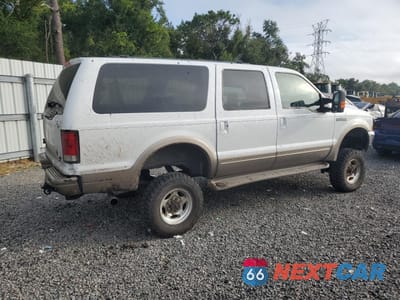 Trzecie zdjęcie samochodu z tyłu: 2003 FORD EXCURSION EDDIE BAUER VIN:1FMSU45P53EC07724 - miniatura