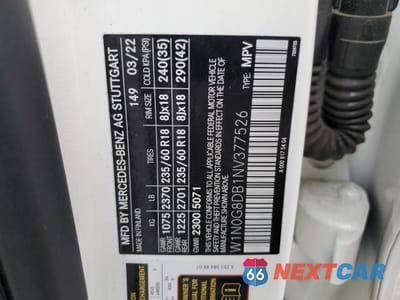 Zdjęcie 13 z 13 samochodu: 2022 MERCEDES-BENZ GLC 300 VIN:W1N0G8DB1NV377526 - miniatura