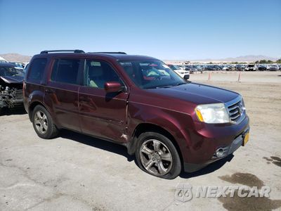 Czwarte zdjęcie samochodu z boku: 2014 HONDA PILOT EXL VIN:5FNYF4H55EB039393 - miniatura