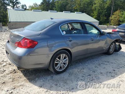 Trzecie zdjęcie samochodu z tyłu: 2012 INFINITI G37 VIN:JN1CV6AR7CM671065 - miniatura