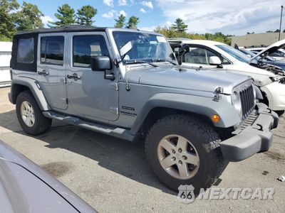 Czwarte zdjęcie samochodu z boku: 2015 JEEP WRANGLER UNLIMITED SPORT VIN:1C4BJWDG0FL767306 - miniatura