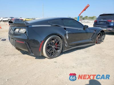 Trzecie zdjęcie samochodu z tyłu: 2015 CHEVROLET CORVETTE Z06 3LZ VIN:1G1YT2D64F5601162 - miniatura