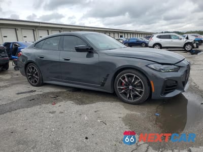 Czwarte zdjęcie samochodu z boku: 2023 BMW M440XI GRAN COUPE VIN:WBA13AW09PFP18742 - miniatura