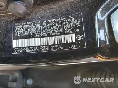 Zdjęcie 14 z 14 samochodu: 2015 TOYOTA PRIUS VIN:JTDKN3DU0F1990398 - miniatura