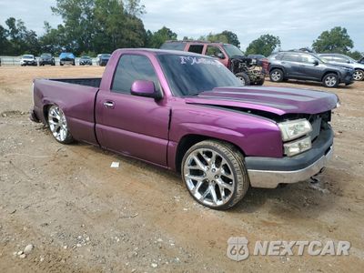 Czwarte zdjęcie samochodu z boku: 2004 CHEVROLET SILVERADO C1500 VIN:1GCEC14VX4Z137909 - miniatura