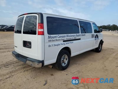 Trzecie zdjęcie samochodu z tyłu: 2019 CHEVROLET EXPRESS G3500 LT VIN:1GAZGPFGXK1208828 - miniatura