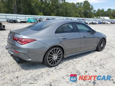 Trzecie zdjęcie samochodu z tyłu: 2021 MERCEDES-BENZ CLA AMG 35 4MATIC VIN:W1K5J5BB6MN173311 - miniatura