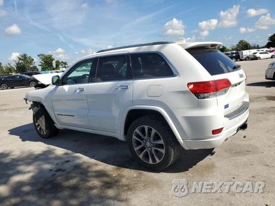 Drugie zdjęcie samochodu z przodu: 2018 JEEP GRAND CHEROKEE OVERLAND VIN:1C4RJECG1JC204994 - miniatura
