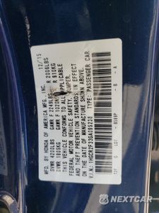 Zdjęcie 13 z 13 samochodu: 2016 HONDA ACCORD LX VIN:1HGCR2F33GA095238 - miniatura