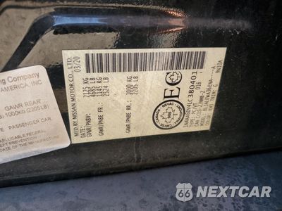 Zdjęcie 12 z 12 samochodu: 2020 NISSAN MAXIMA SL VIN:1N4AA6DV4LC380401 - miniatura