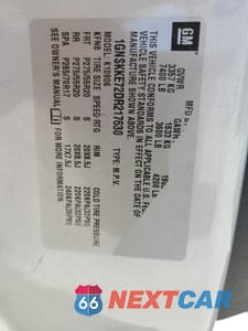 Zdjęcie 13 z 14 samochodu: 2013 CHEVROLET SUBURBAN K1500 LTZ VIN:1GNSKKE72DR217630 - miniatura