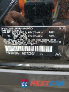 Zdjęcie 13 z 13 samochodu: 2024 TOYOTA BZ4X XLE VIN:JTMABACA2RA079994 - miniatura