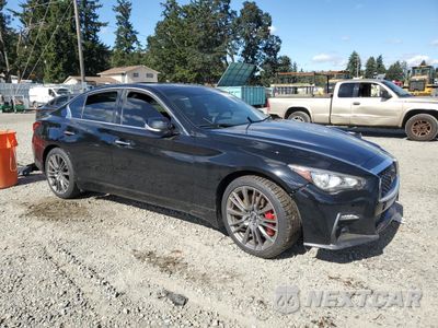 Czwarte zdjęcie samochodu z boku: 2018 INFINITI Q50 RED SPORT 400 VIN:JN1FV7AR5JM481278 - miniatura
