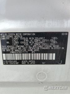 Zdjęcie 13 z 13 samochodu: 2008 TOYOTA RAV4 LIMITED VIN:JTMBD31V785171173 - miniatura