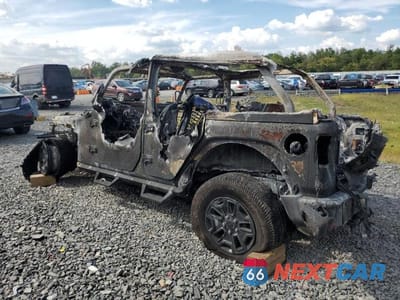 Drugie zdjęcie samochodu z przodu: 2018 JEEP WRANGLER UNLIMITED SPORT VIN:1C4HJXDG8JW129683 - miniatura