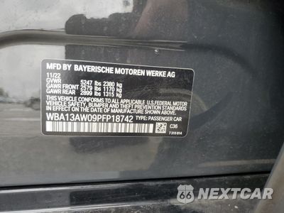Zdjęcie 12 z 13 samochodu: 2023 BMW M440XI GRAN COUPE VIN:WBA13AW09PFP18742 - miniatura