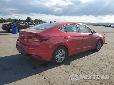 Trzecie zdjęcie samochodu z tyłu: 2020 HYUNDAI ELANTRA SEL VIN:5NPD84LF1LH626682 - miniatura