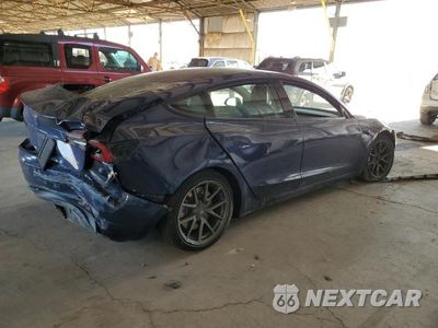 Trzecie zdjęcie samochodu z tyłu: 2022 TESLA MODEL 3 VIN:5YJ3E1EB2NF167726 - miniatura