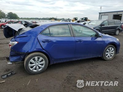 Trzecie zdjęcie samochodu z tyłu: 2016 TOYOTA COROLLA L VIN:2T1BURHE3GC504866 - miniatura