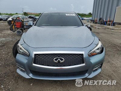 Piąte zdjęcie samochodu w środku: 2015 INFINITI Q50 BASE VIN:JN1BV7AP4FM338696 - miniatura