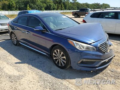 Czwarte zdjęcie samochodu z boku: 2016 HYUNDAI SONATA SPORT VIN:5NPE34AFXGH284595 - miniatura