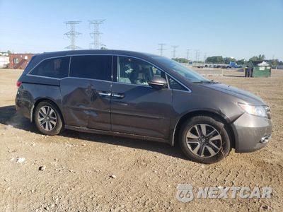 Czwarte zdjęcie samochodu z boku: 2016 HONDA ODYSSEY TOURING VIN:5FNRL5H93GB041670 - miniatura
