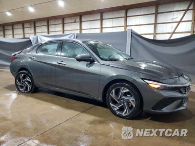 Czwarte zdjęcie samochodu z boku: 2024 HYUNDAI ELANTRA LIMITED VIN:KMHLP4DG7RU763870 - miniatura