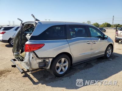 Trzecie zdjęcie samochodu z tyłu: 2019 HONDA ODYSSEY EXL VIN:5FNRL6H73KB089439 - miniatura