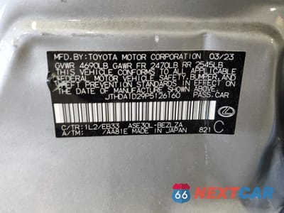 Zdjęcie 13 z 16 samochodu: 2023 LEXUS IS 300 VIN:JTHDA1D29P5126160 - miniatura