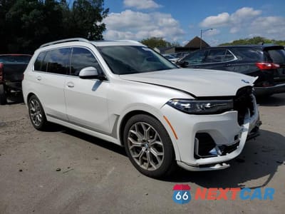 Czwarte zdjęcie samochodu z boku: 2020 BMW X7 XDRIVE40I VIN:5UXCW2C08L9C82182 - miniatura