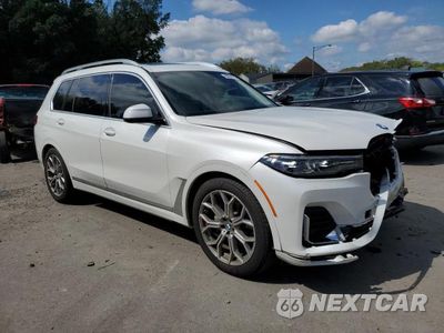 Czwarte zdjęcie samochodu z boku: 2020 BMW X7 XDRIVE40I VIN:5UXCW2C08L9C82182 - miniatura