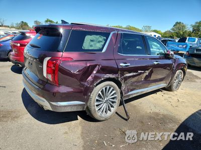 Trzecie zdjęcie samochodu z tyłu: 2024 HYUNDAI PALISADE CALLIGRAPHY VIN:KM8R7DGE6RU726619 - miniatura